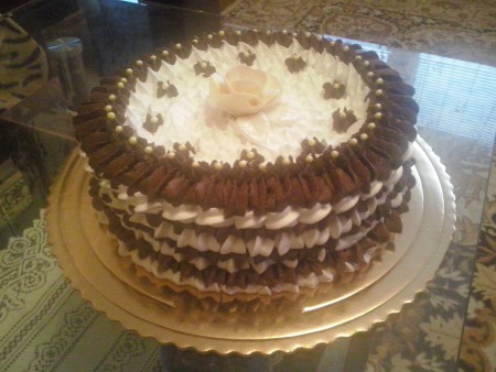 penová torta